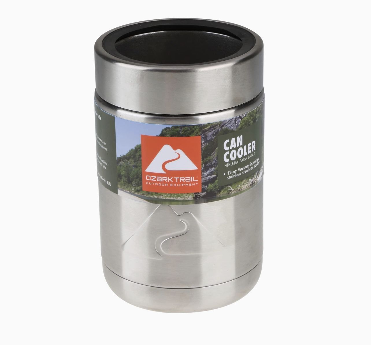 Ozark Trail 12 Ounce Double Wall Can Cooler Cup With Silver Lid