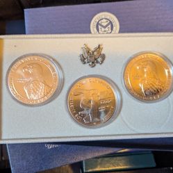 Hugh Silver Dollar Coin Collection. Proof Silver 