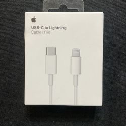 APPLE USB-C TO LIGHTNING CHARGING CABLE 3ft WHITE 