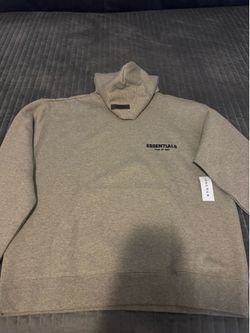 Dark grey essentials hoodie