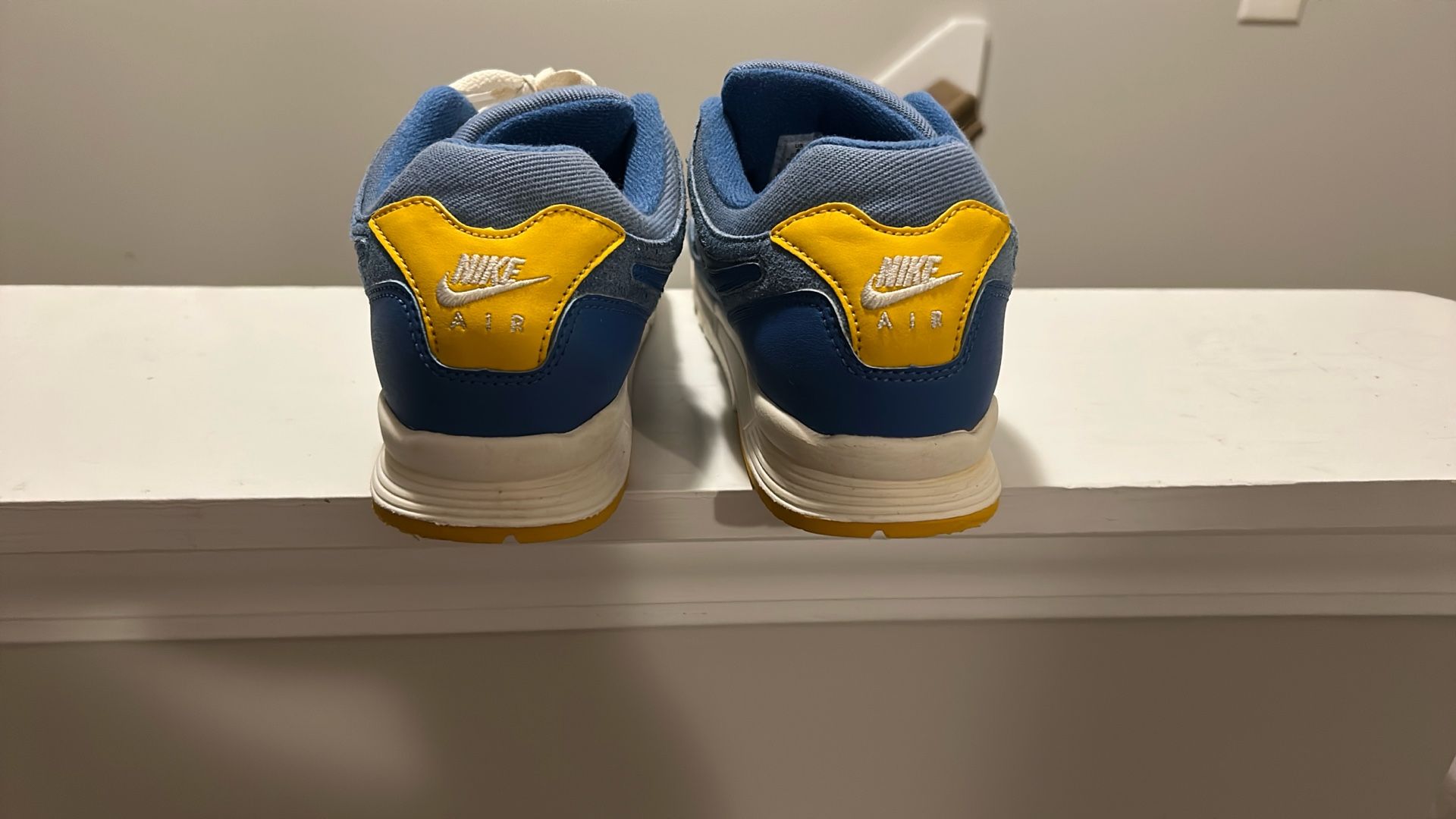Nike Air Span II SE Work Blue Mini Swoosh AQ3120-400 US Men Size 8
