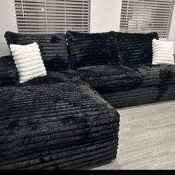 Brand New Super Plush Comfy Corduroy Sectional 