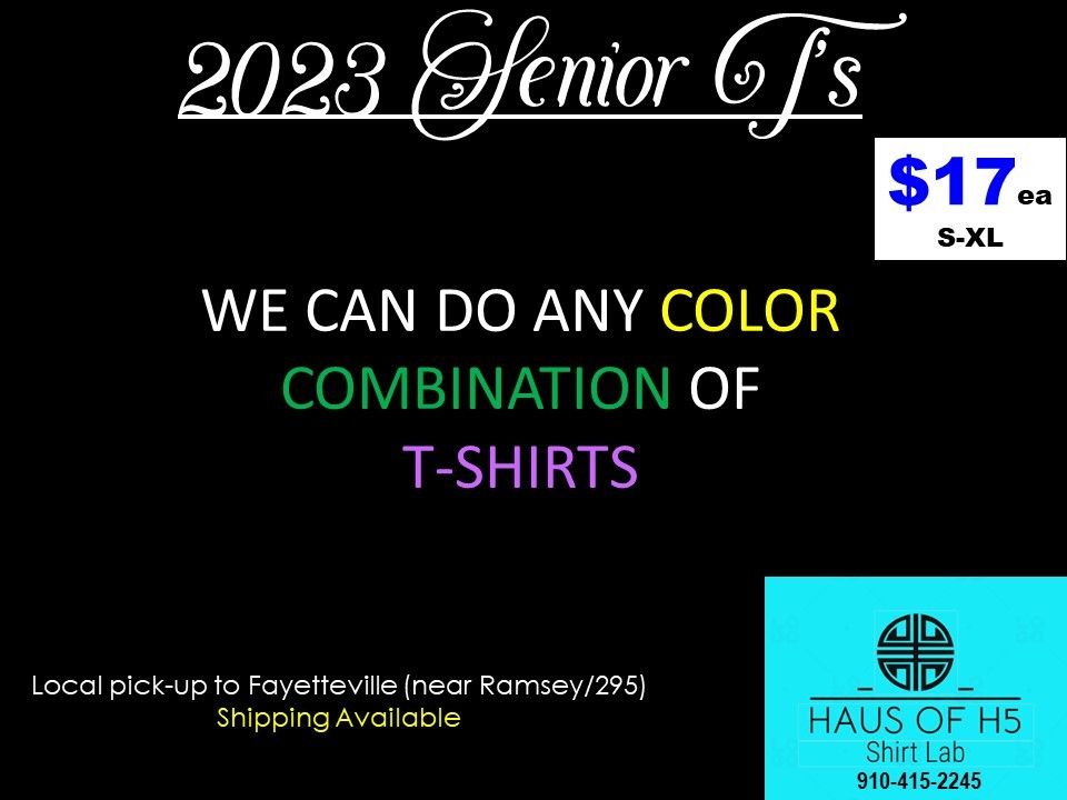 Senior 2023 TSHIRTS