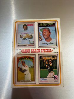 Hank Aaron Special 1(contact info removed) Topps Baseball Card