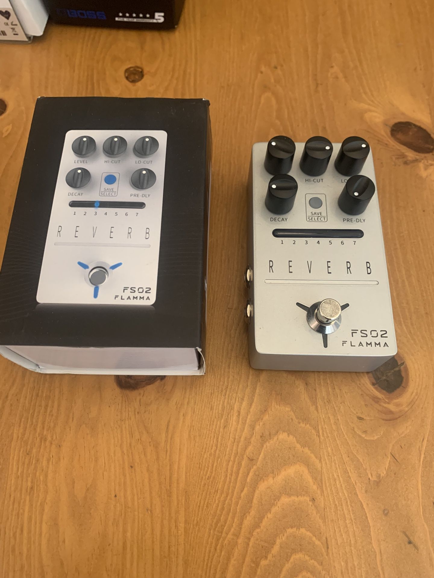 Flamma Stereo Reverb Electric Guitar Pedal