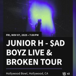 Nov 7 Junior H Tickets