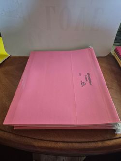Hanging Files Folders (14), 1/5 cut, Each $0.30