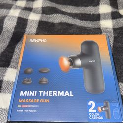 Mini thermal massage gun