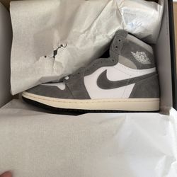 Jordan 1 Hi Washed Black Size 9 Brand New