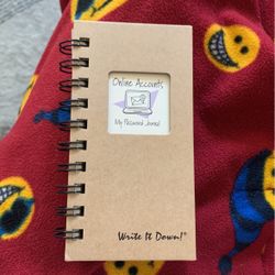 Password online Account Notebook 