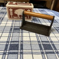 Vintage Taylor & NG Cast Iron Bacon Press