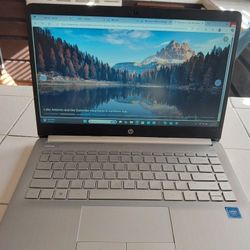 HP 14" LED Business Laptop  Computer, in Great condition only used a few times, 16 GB RAM, (64 GB  eMMC,  Intel Quad-Core N4120, Windows 11 S Laptop w