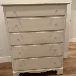 Shabby Chic Tallboy Dresser