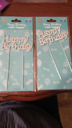 Happy Birthday  Cake Topper