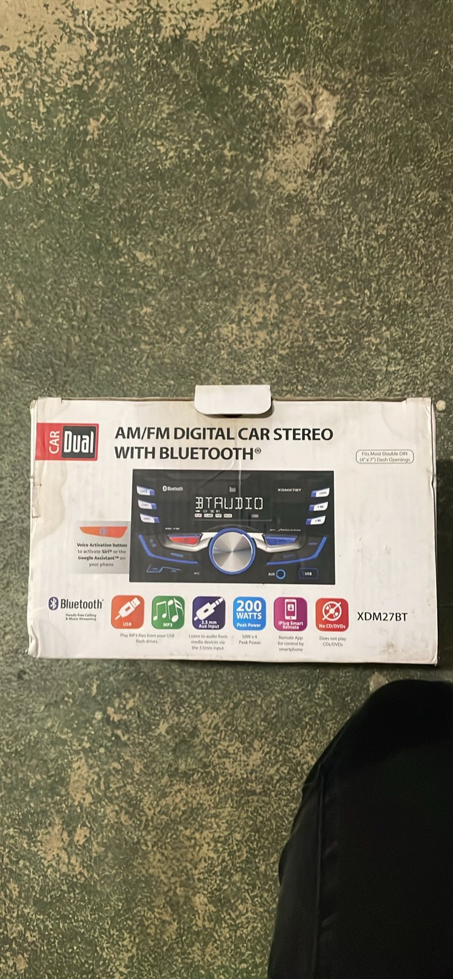 Car Dual XDM27BT Double DINuu Car Stereo Receiver w/Bluetooth USB MP3 Siri/Google