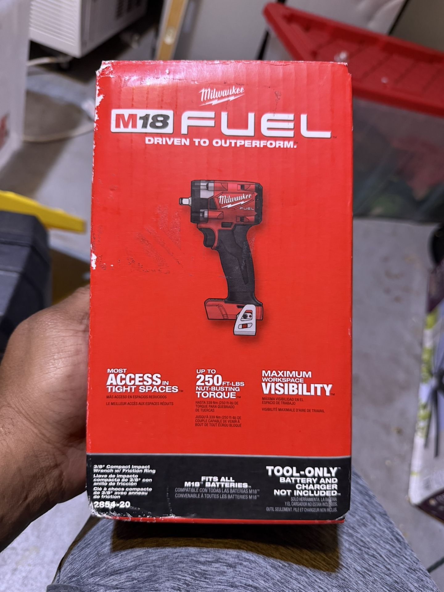 Milwaukee M18 FUEL GEN-3 18V Lithium-Ion Brushless Cordless 3/8 in. Compact Impact Wrench with Friction Ring (Tool-Only) $150 BRAND NEW FIRM PRICE