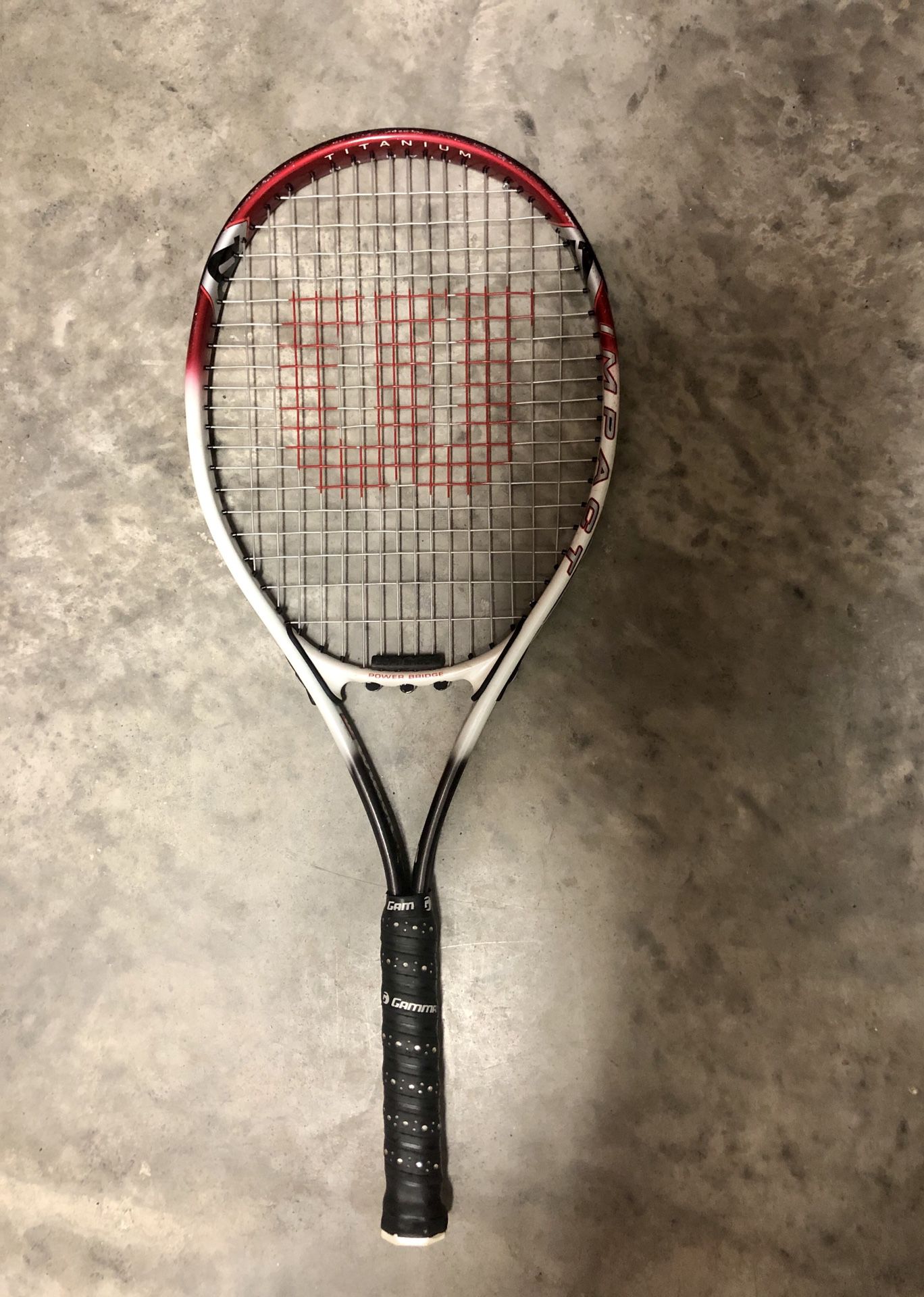 Wilson tennis racket no flaws