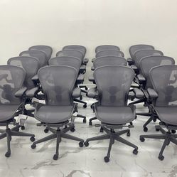 🔥BRAND NEW HERMAN MILLER REMASTERED AERON CHAIRS SIZE B FULLY LOADED WITH POSTURE-FIT SL!🔥
