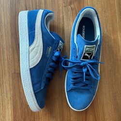 Men’s Puma Suede Sneakers Blue Size 11