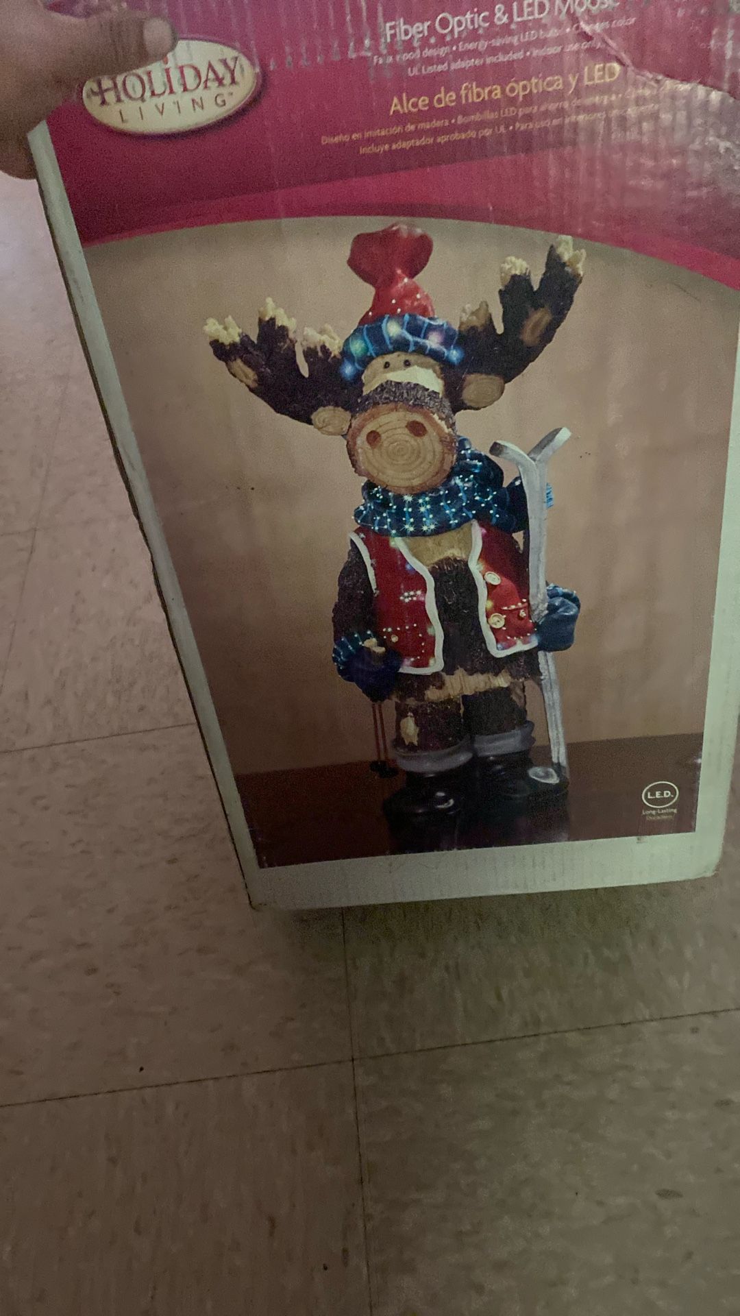 Light Up Moose Christmas 