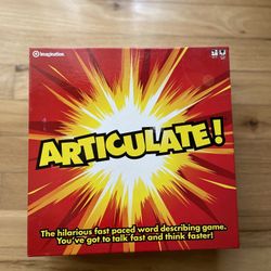 ARTICULATE!  THE TALK AND THINK FAST BOARD GAME