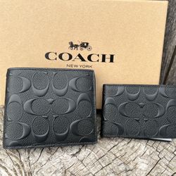 Coach Wallet For Men 2 In 1