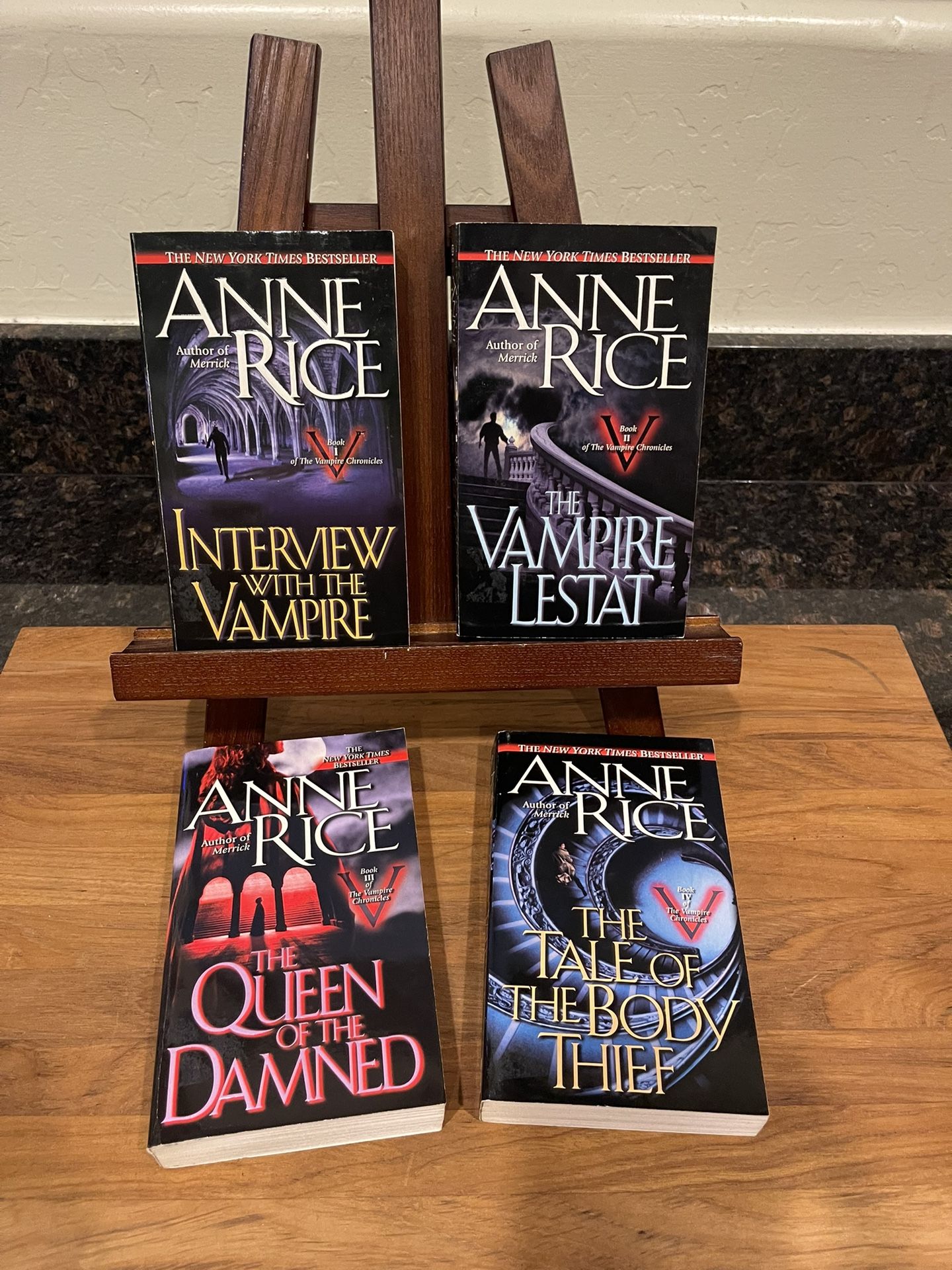 1-4 paperback vampire chronicles by Anne rice