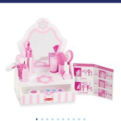 Melissa And Doug Wooden Salon Pretend Play Set