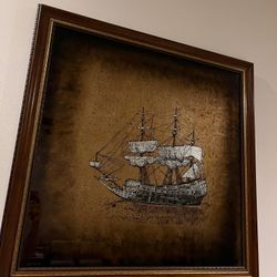 Jack White Boat on Gold, rare piece 