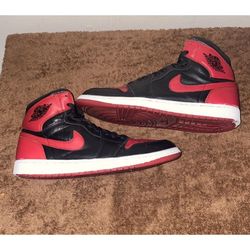 Nike Air Jordan 1 Retro High OG 2013 Bred Royal Banned 555088-023 Size 10 SALE!!!