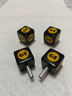Gt bmx air valve caps and brake cable end caps