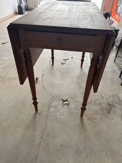 Antique Folding Artist Table