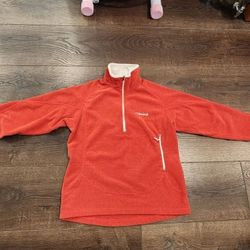 Cloudveil Women's size M, Red fleece pullover,  good condition, made in Canada, 