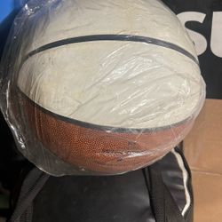 Leather Autograph Ball W/Stand