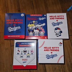 Hello kitty x Dodgers mystery plush clip set sealed or individual