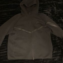 Mens Black Full Zip Nike Tech Hoodie 