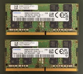 32GB DDR4 SODIMM Laptop Memory RAM