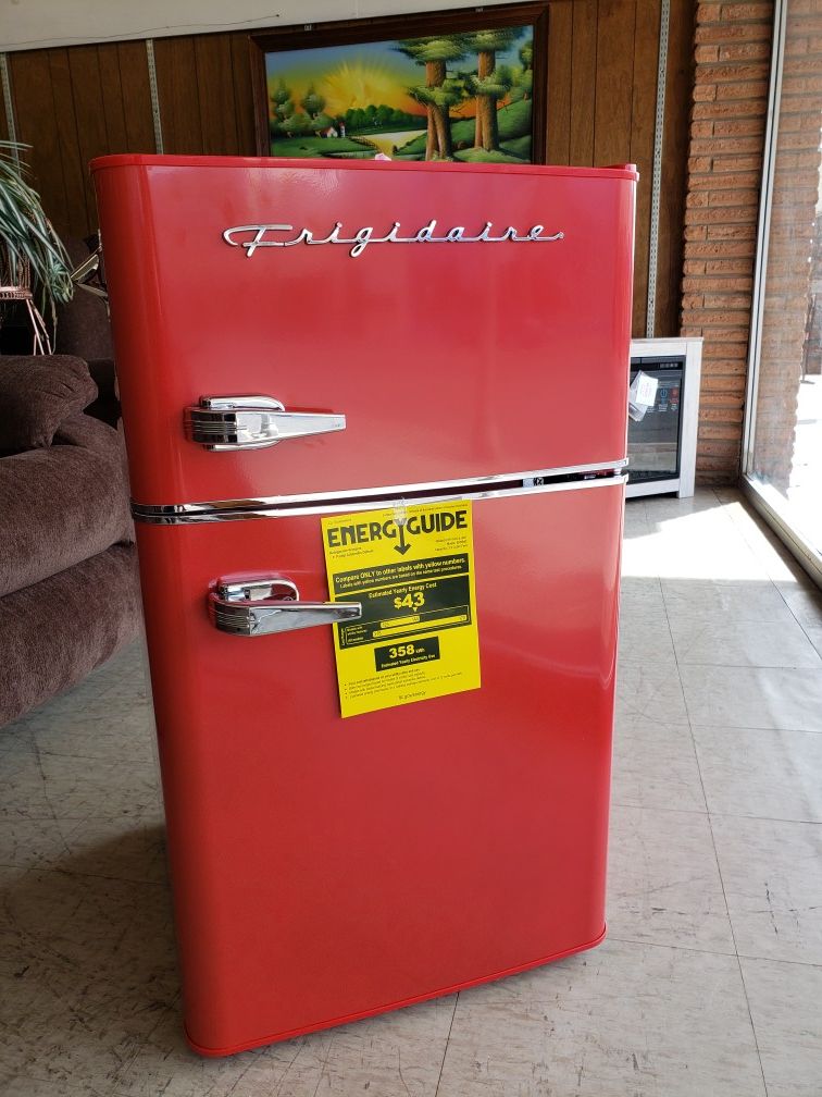 Mini Red Refrigerator