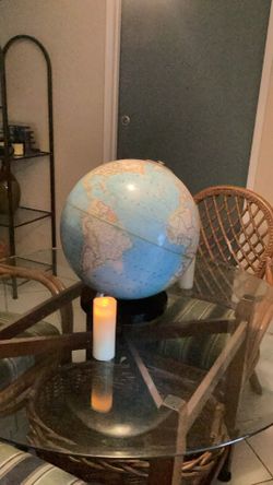 Large USA  Vintage Globe