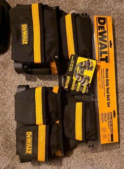 DeWalt Heavy-Duty Ballistic Nylon Tool Belt Set