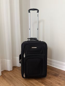 Black Olympia Rolling Carry-On Luggage – 20”