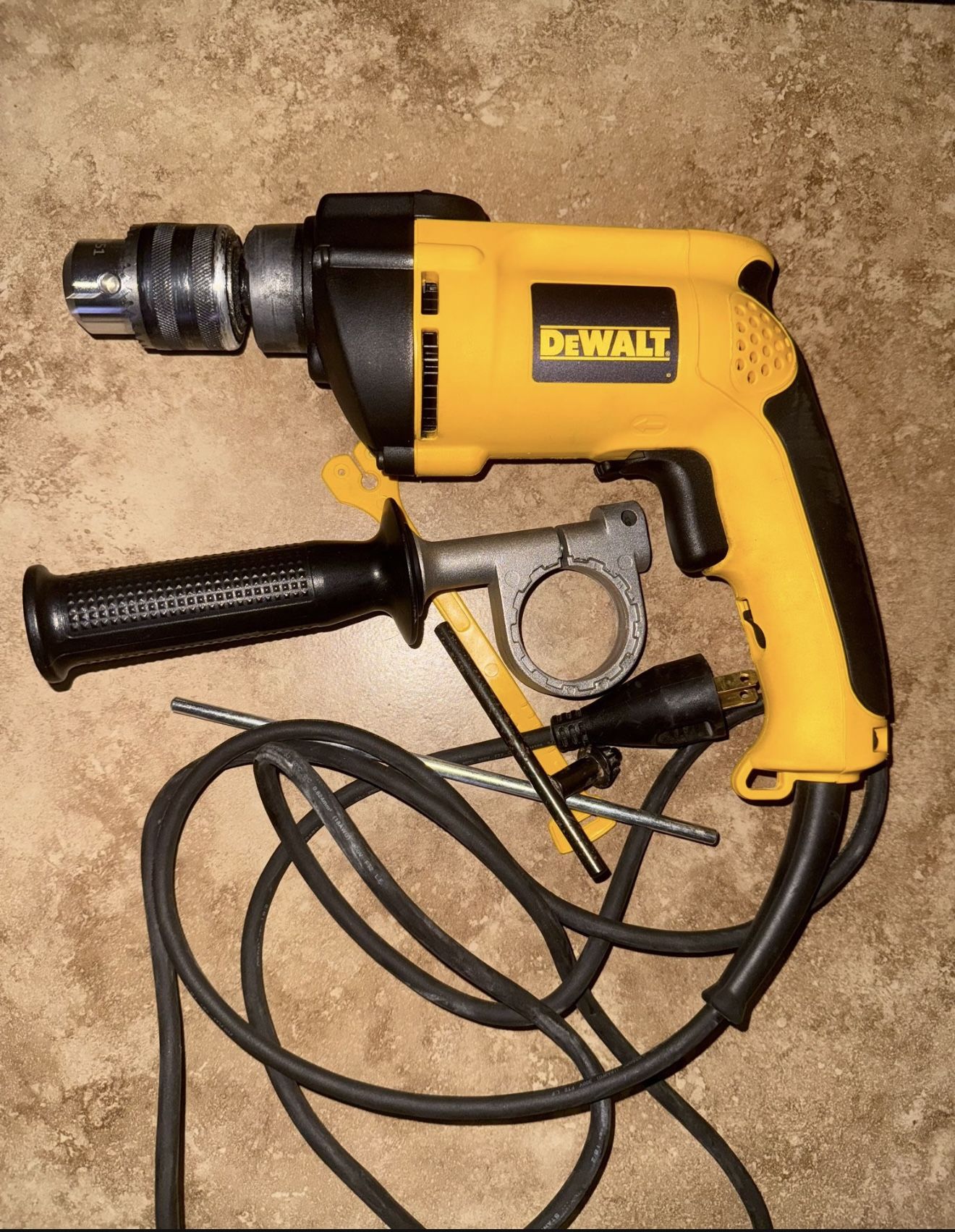 DeWalt 7.8 Amp Corded 1/2 in. Variable Speed Reversible Hammer Drill