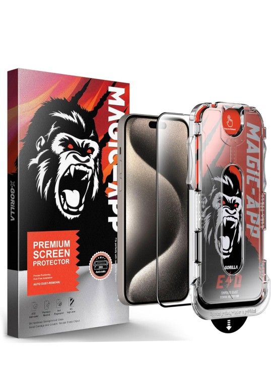 X-Gorilla Screen Protector & Lens Protector For iPhone 15 & iPhone  PRO MAX