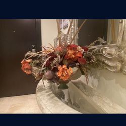 Beautiful Artificial Flower Arrangement In Vase 