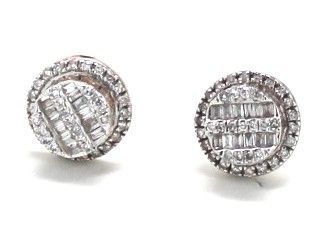 Ladies Diamond/10K Gold Earrings