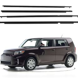 4pcs Car Outer Door Window Moulding Trim Weatherstrip Seal Comp. w Scion 08-15xB