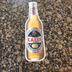 KALIK Beer Tin Sign 2.5ft Height 6.5” Width
