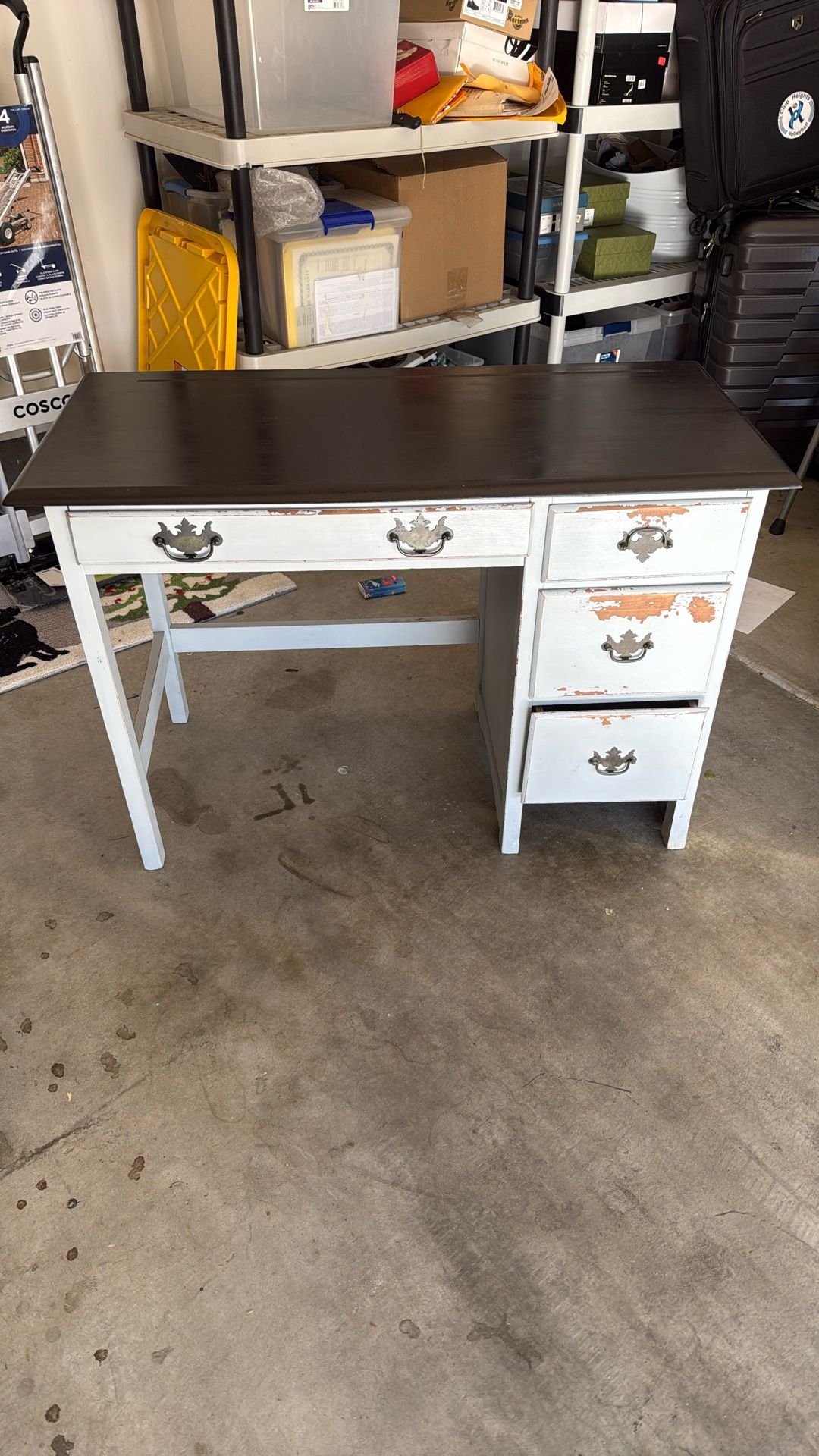 Antique Vintage Looking Desk 28” X 42” X 19”