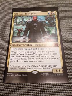 Punisher #5 Artist Magic: The Gathering Nick Fury Variant Cover June 2026 Marvel