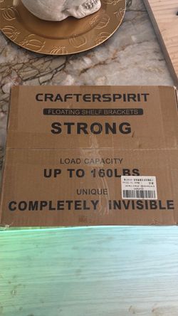 Crafterspirit 8 piece floating shelf bracket with all hardware